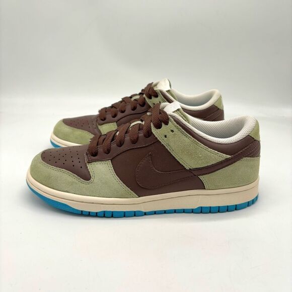 Nike Dunk Low CL 'Light Chocolate Vivid Blue' - Picture 3 of 9